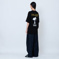 Peanuts Gender Neutral Embroidery Tee - Black - PU2605007D