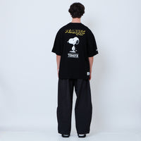 Peanuts Gender Neutral Embroidery Tee - Black - PU2605007D
