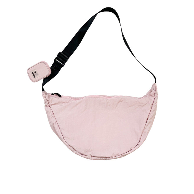 Puffie Crossbody Bag - Light Pink - SA2301004E