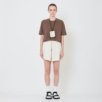 Pouch with Lanyard - Beige - SA2408025A