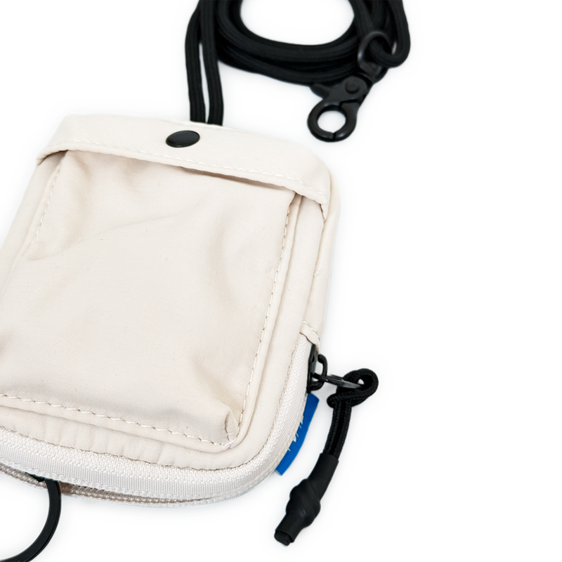 Pouch with Lanyard - Beige - SA2408025A
