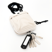 Pouch with Lanyard - Beige - SA2408025A