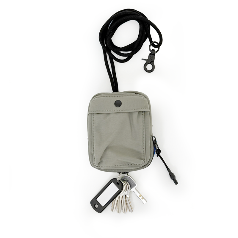 Pouch with Lanyard - Dusty Green - SA2408025C