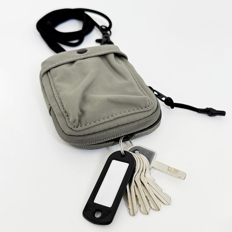 Pouch with Lanyard - Dusty Green - SA2408025C
