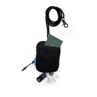 Pouch with Lanyard - Black - SA2408025D