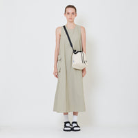 Crossbody Bucket Bag - Beige - SA2408028A