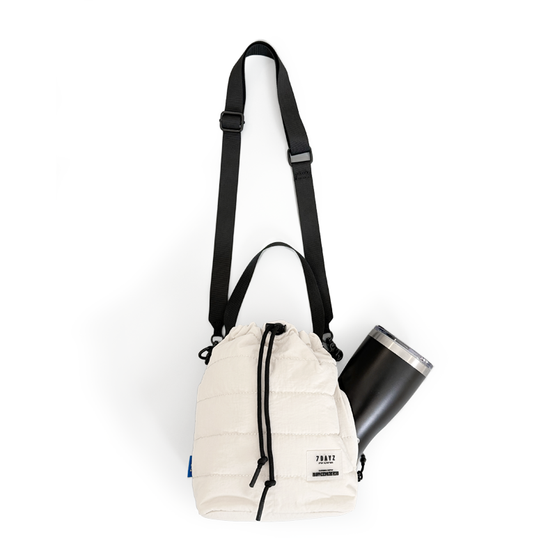 Crossbody Bucket Bag - Beige - SA2408028A