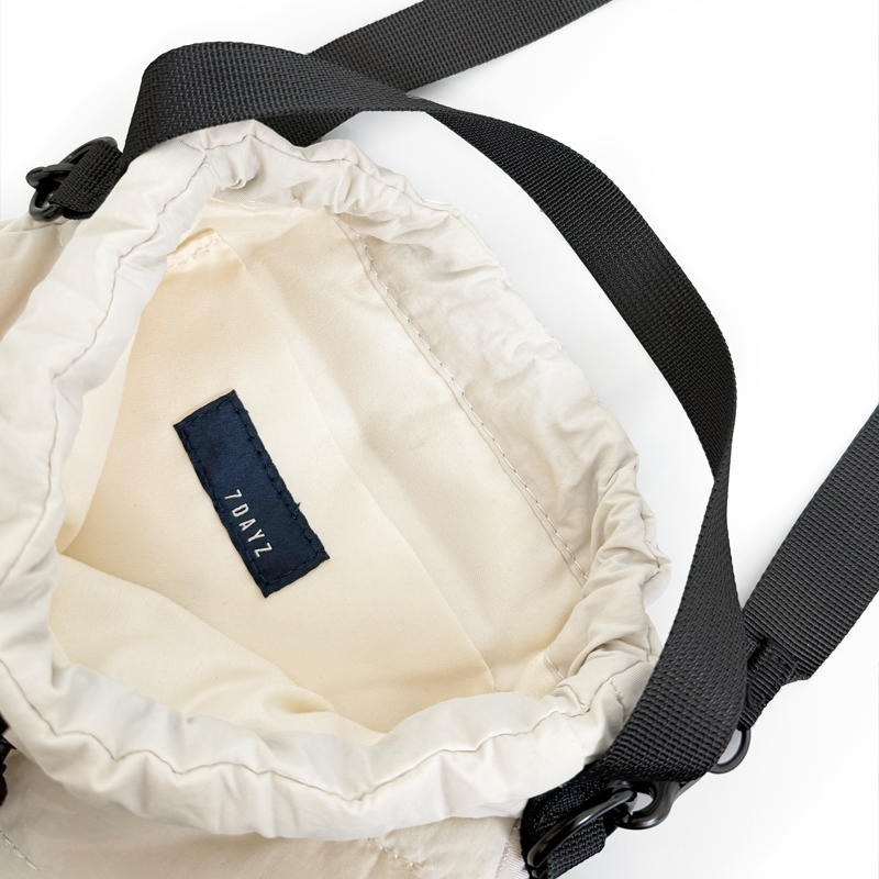 Crossbody Bucket Bag - Beige - SA2408028A