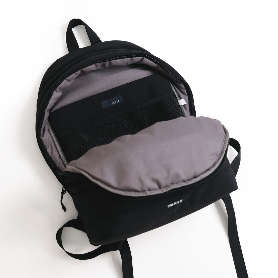 Nylon Backpack - Black - SA2504003D