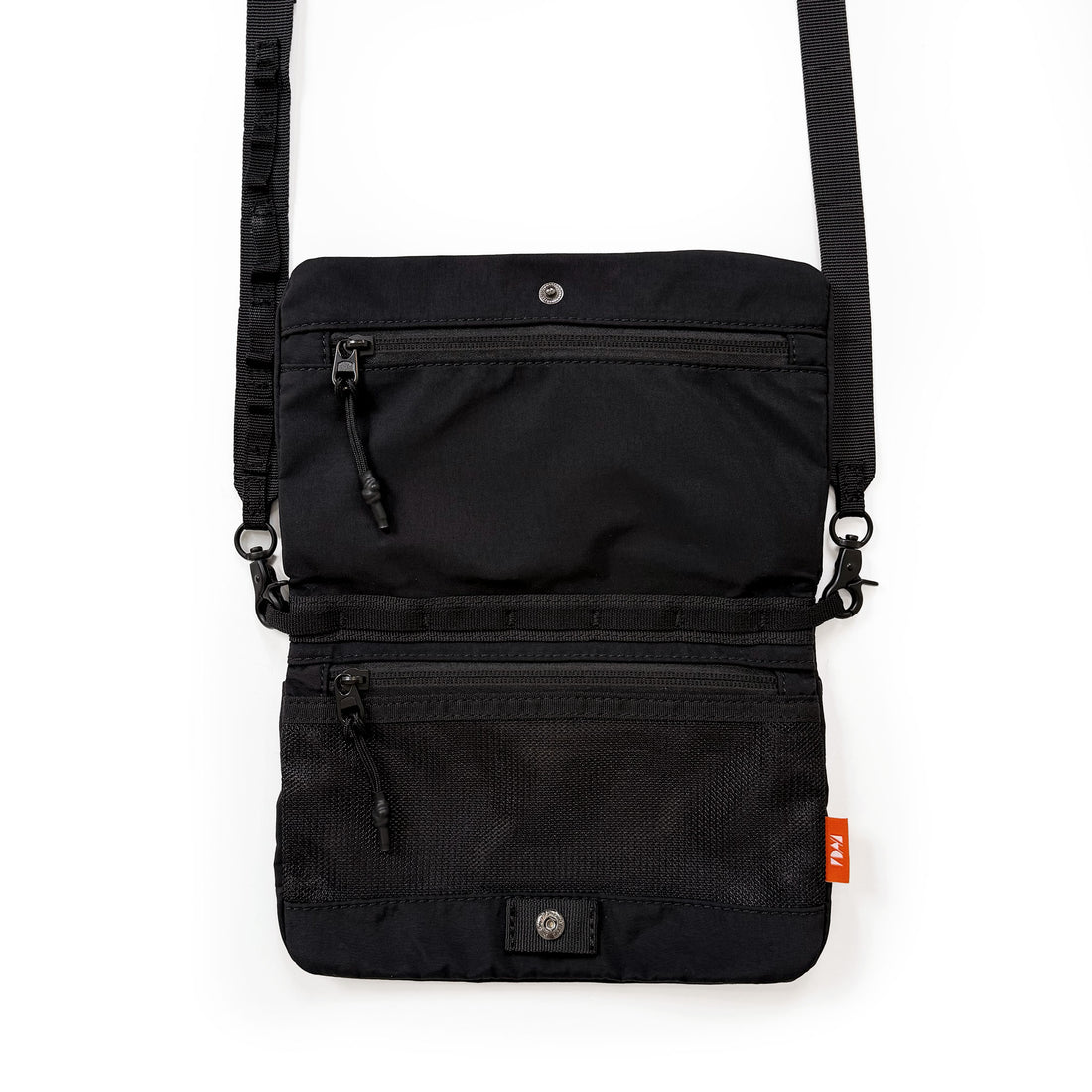 Flat Sacoche Bag - Black - SA2504004D