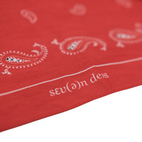 Paisley Print Bandana - Red - SA2509024A