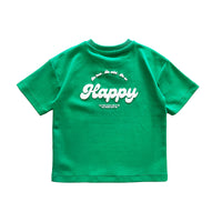 Boy Printed Oversized Tee - Green - SB2307211B