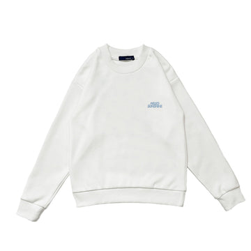 Boy Embroidery Oversized Sweatshirt - Off White - SB2311266A
