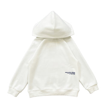 Boy Printed Oversized Hoodie - Off White - SB2311267A