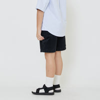 Boy Slim Fit Worker Twill Shorts - SB2401016