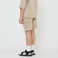 Boy Pique Cargo Shorts - SB2402023