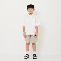 Boy Nylon Shorts - Khaki - SB2411171A