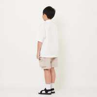 Boy Nylon Shorts - Khaki - SB2411171A