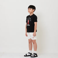 Boy Printed Sweat-Shorts - Off White - SB2504057A