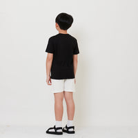Boy Printed Sweat-Shorts - Off White - SB2504057A