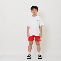 Boy Printed Sweat-Shorts - Dark Orange - SB2504057C