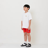 Boy Printed Sweat-Shorts - Dark Orange - SB2504057C