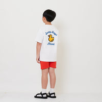 Boy Printed Sweat-Shorts - Dark Orange - SB2504057C