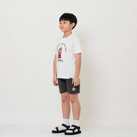Boy Printed Sweat-Shorts - Metal - SB2504057E