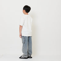 Boy Denim Drawstring Cargo Pants - SB2505086