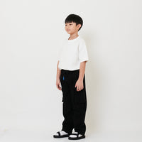 Boy Denim Drawstring Cargo Pants - SB2505086
