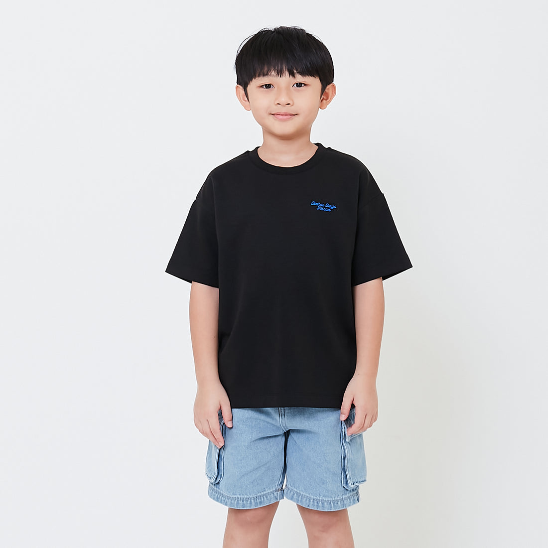 Boy Embroidery Oversized Tee - SB2507100
