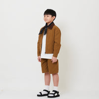Boy Twill Shorts - Khaki - SB2509117A
