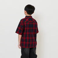 Boy Oversized Shirt - Red - SB2510130B