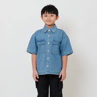Boy Oversized Denim Shirt - SB2510132