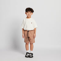 Boy Printed Sweat-Shorts - Khaki - SB2510175D