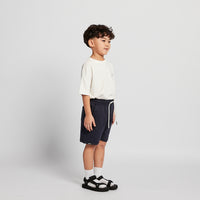 Boy Printed Sweat-Shorts - Navy - SB2510175E