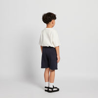 Boy Printed Sweat-Shorts - Navy - SB2510175E