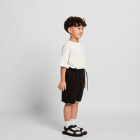 Boy Printed Sweat-Shorts - Black - SB2510175F