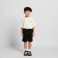 Boy Printed Sweat-Shorts - Black - SB2510175F