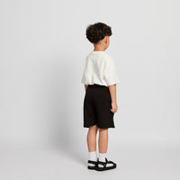 Boy Printed Sweat-Shorts - Black - SB2510175F