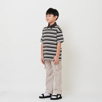Boy Nylon Cargo Long Pants - Beige - SB2511148A