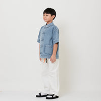 Boy Straight Cut Denim Long Pants - SB2512163