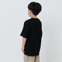 Boy Oversized Pocket Tee - Black - SB2602018D