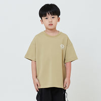 Boy Printed Oversized Tee - Olive - SB2602021C