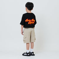 Boy Nylon Shorts - Khaki - SB2602029A