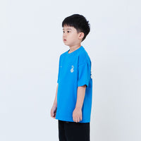 Boy Printed Oversized Tee - Blue - SB2603031B