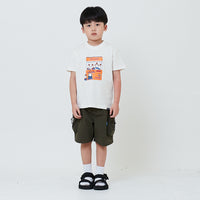 Boy Nylon Shorts - Army Green - SB2603035A