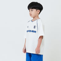 Boy Embroidery Oversized Jersey Tee - Off White - SB2604038A