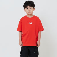 Boy Embroidery Oversized Tee - Dark Orange - SB2604040B