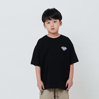 Boy Emrboidery Oversized Tee - Black - SB2604041B